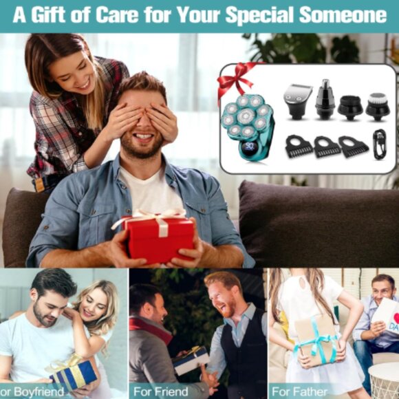 9D Electric Head Shaver for Bald Men - Picture 7 of 8